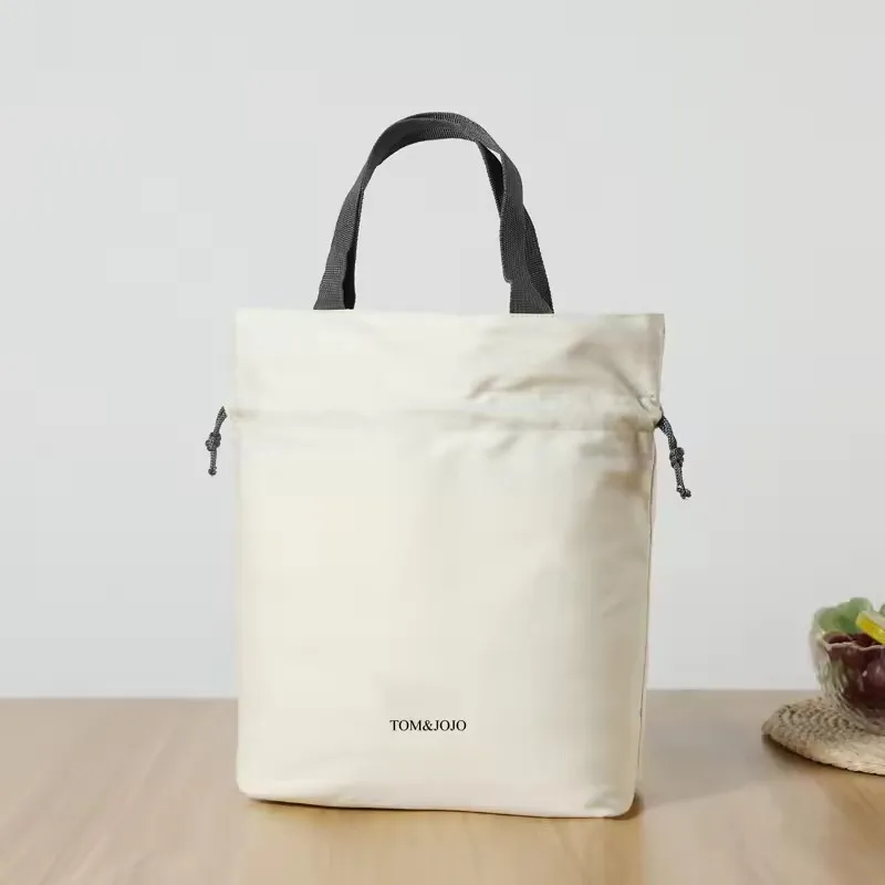 Przenośna, izolowana torba na lunch typu bento, wodoodporna torebka, wytrzymała, składana torba na zakupy spożywcze, podróżna torba dla mam i dziewcząt z wyściółką z PEVA.