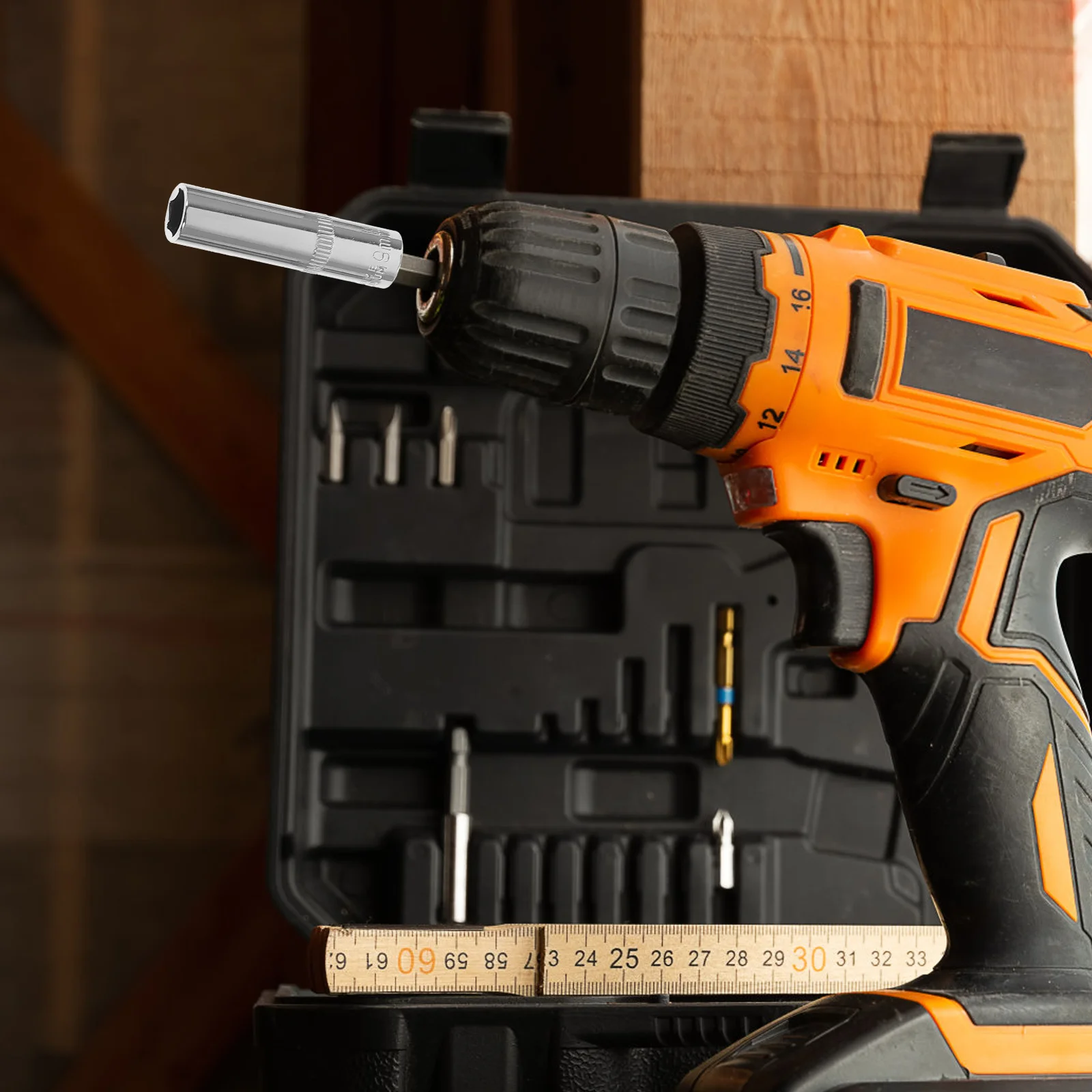 

1Set Hex Socket Assortment 4-14mm Steel Electroplated Anti-Rust Durable Repair Tool Socket for Wrench Manual Tool