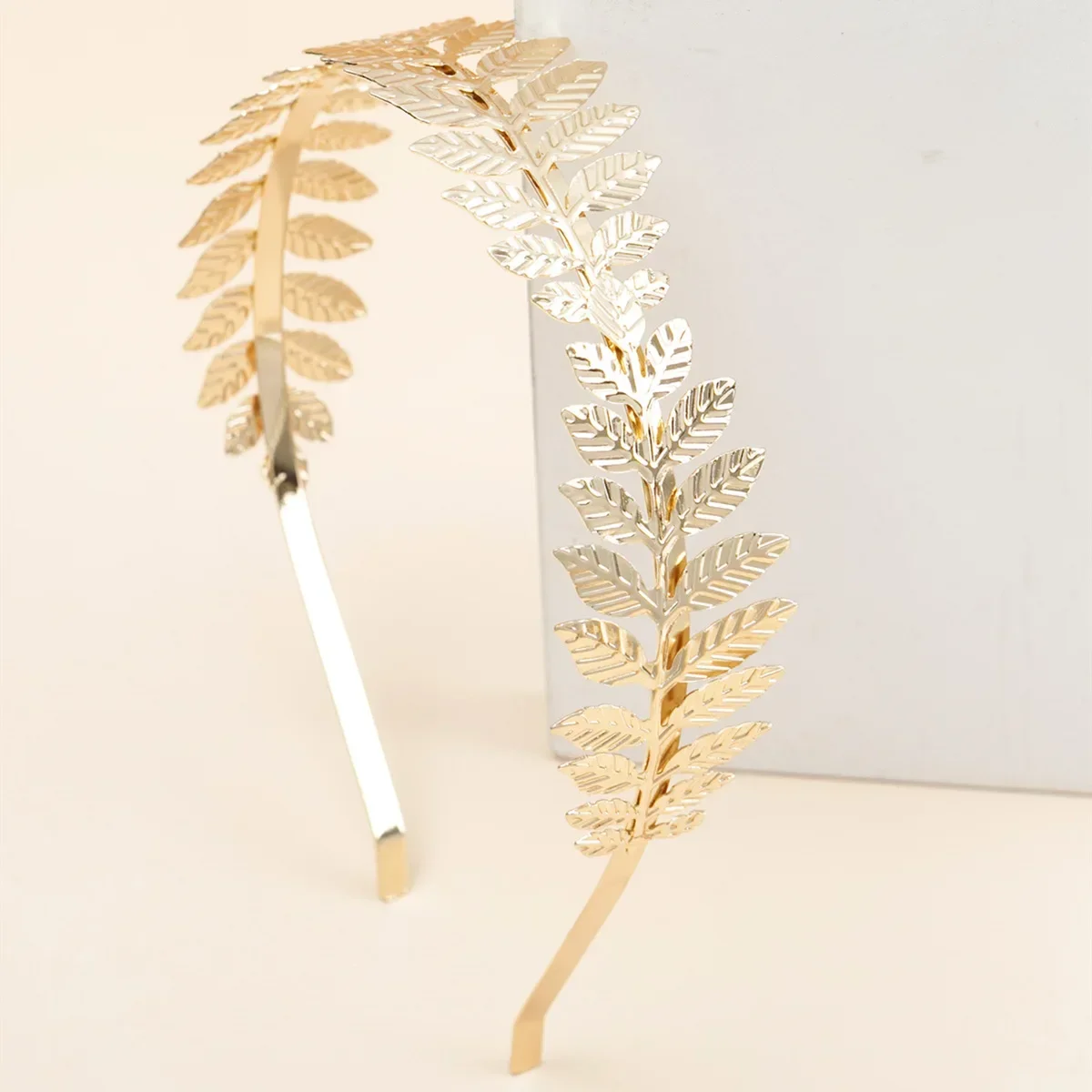 Mode européenne et américaine populaire filles coréen alliage feuille bandeau conception femmes bandeau cheveux accessoires Ş