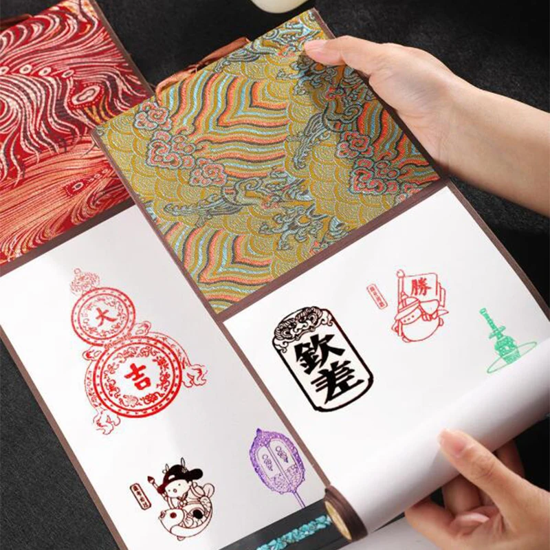 1 قطعة ورق الأرز المعلق الصغير التمرير فارغة الخام شوان ورقة اللوحة الكتابة الخط زن الروح النمط الصيني الخط ديكور #5