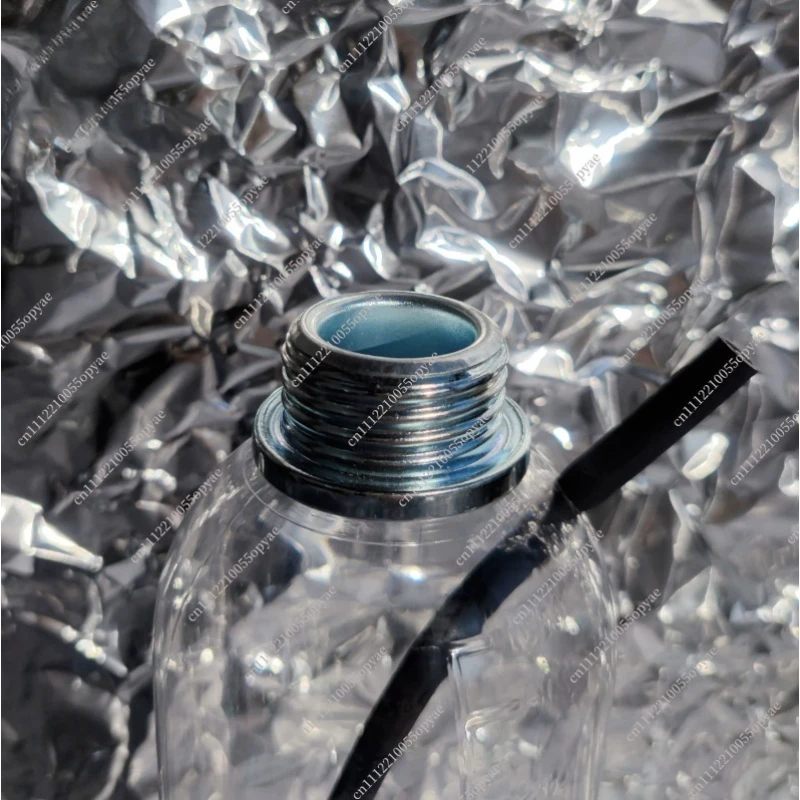 Negative Pressure Breath Control Bottle 1L Transparent with Metal Connector for Respiratory Mask Accessories