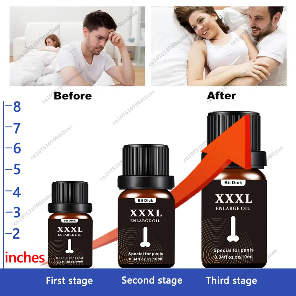 XXXL Penis Permanent Thickening Growth Man Massage Enlargement Oils Cock Erection Enhance Big Dick Enlarge Liquid Men  Enlargeme