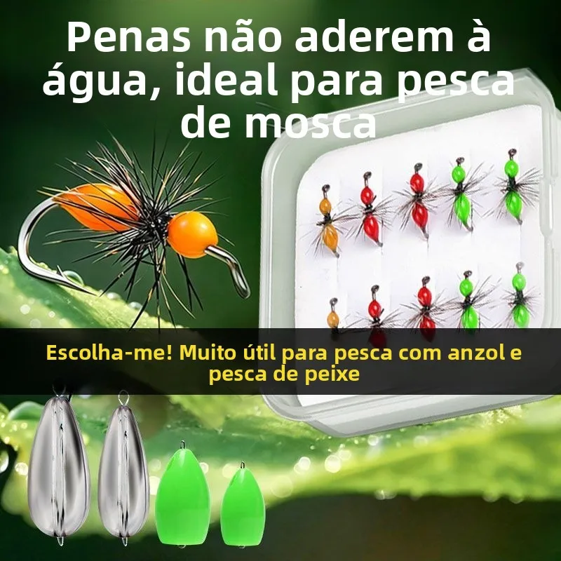 isca-artificial-bionica-de-formiga-tipo-mosquito-com-listras-brancas-para-pesca-com-mosca-e-peixe-boca-de-cavalo-novo-mod