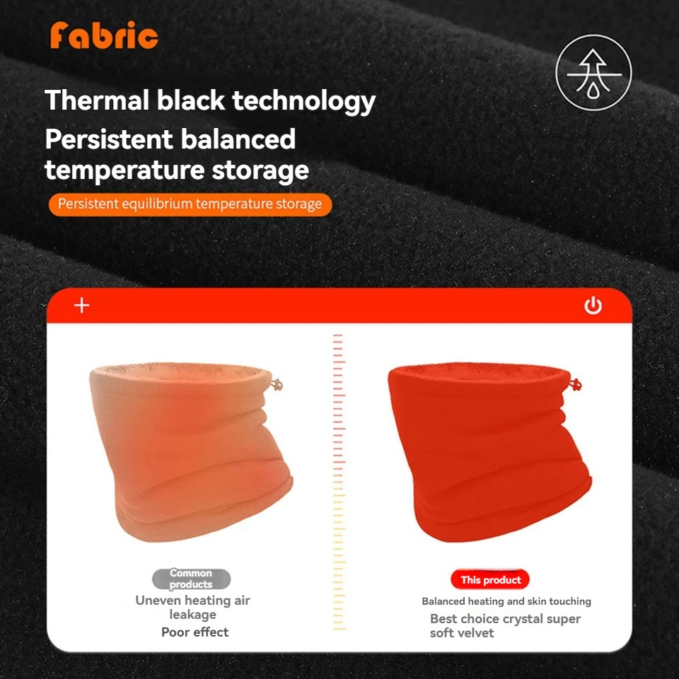 GETINFIT 1 قطعة قناع الدفء الشتوي طبقة مزدوجة سميكة يندبروف ودرجة الحرارة قفل سحب حبل قابل للتعديل وشاح مقاوم للبرد