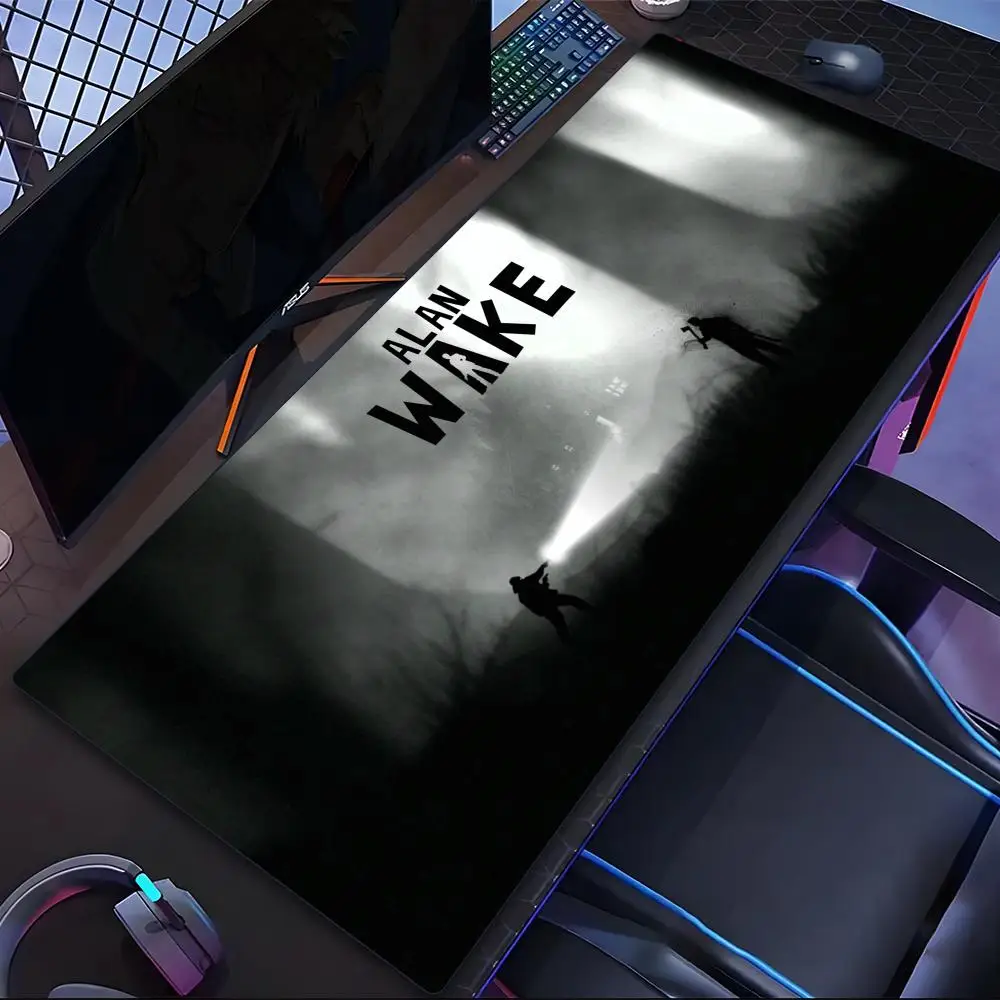 

Horror Game Alan Wake Mouse Pad Tablet mouse Pad Laptop xl desktop mouse mat cute HD printing Gaming keyboard pad Player 90x40