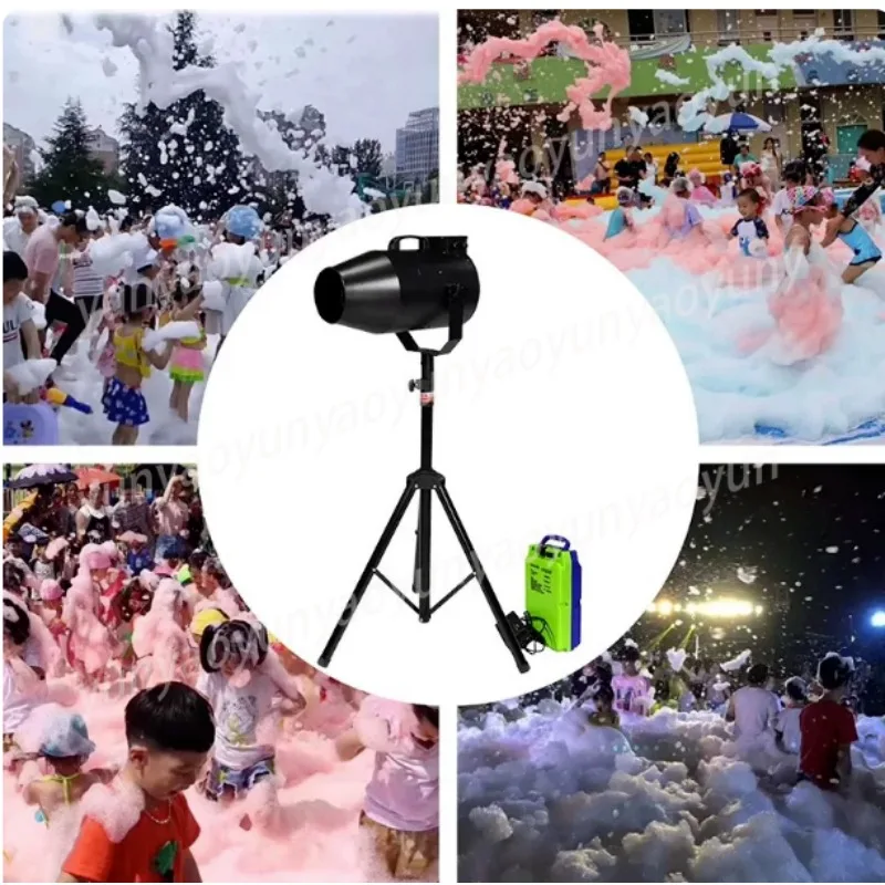 Rechargeable Automatic Foam Machine Outdoor Pool Kindergarten Water Park Kids Summer Play Toy