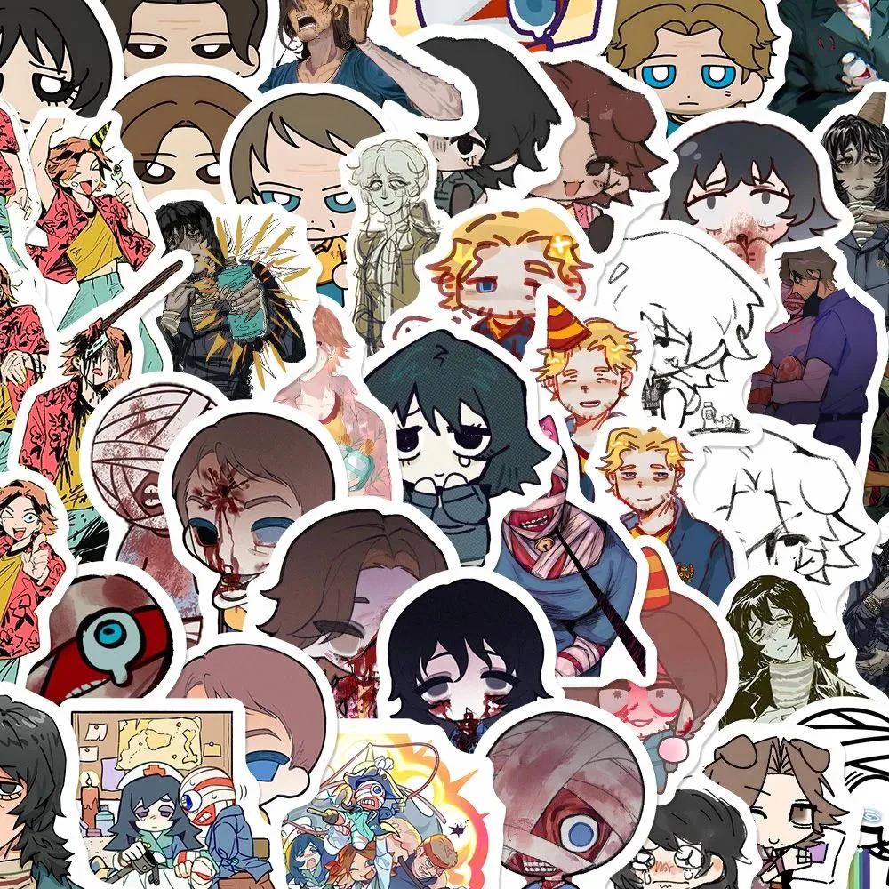 สติกเกอร์ลายการ์ตูนสยองขวัญสำหรับเล่นเกม ล้างปาก กันน้ำ 10/30/50/100 ชิ้น สำหรับตกแต่งสมุดโน้ต แล็ปท็อป โทรศัพท์มือถือ สไตล์กราฟฟิตี้เท่ๆ