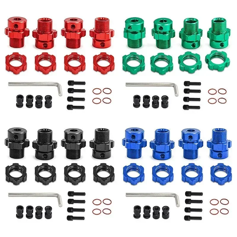 Metal Extended Wheel Hex Hub Adapter 6469 5854 for  1/10 E-Revo  T-Maxx  RC Car Upgrade Parts Accessories