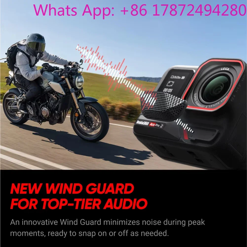 8K Waterproof 360 Ace Pro 2 Action Cam, Dual AI Chip, 1/1.3