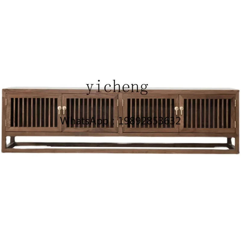 

new Chinese TV cabinet solid wood floor cabinet locker audio-visual cabinet