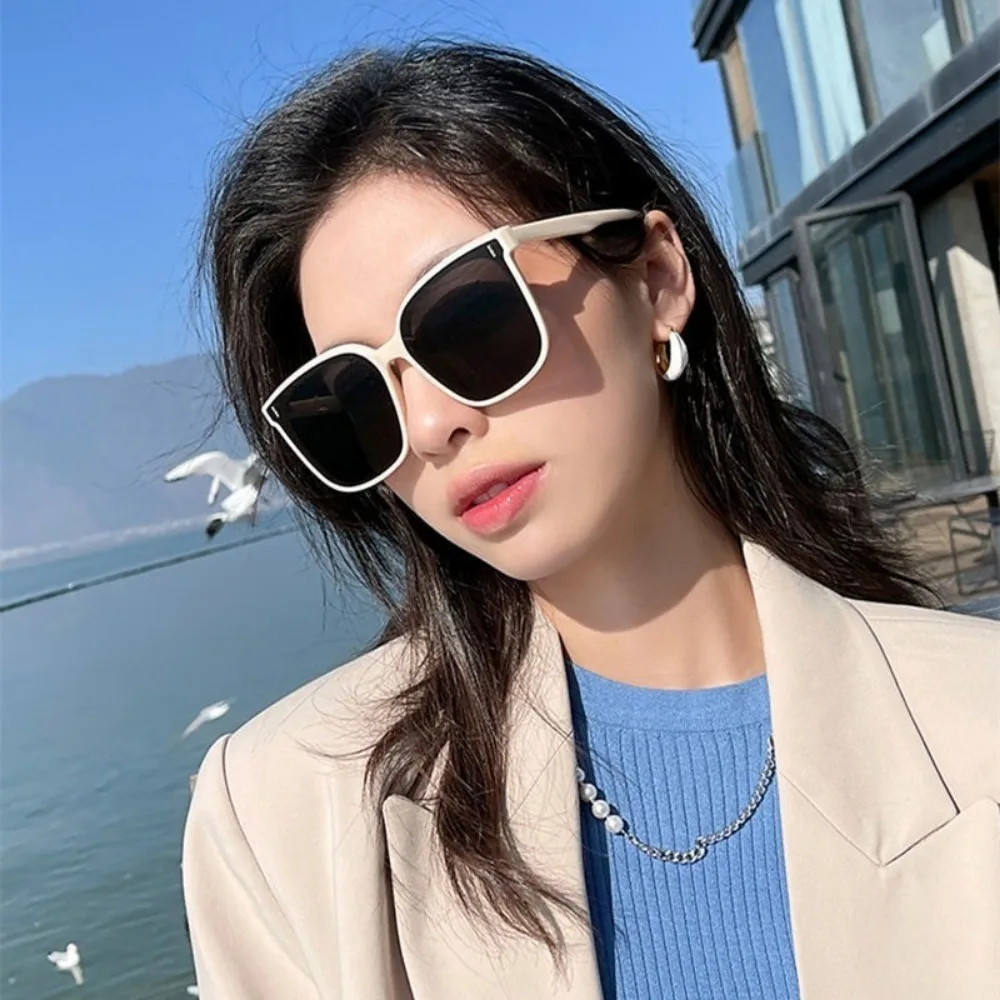Koreanische Fashion Square Sonnenbrille Frauen Männer Retro Strand Brillen – Detail 4