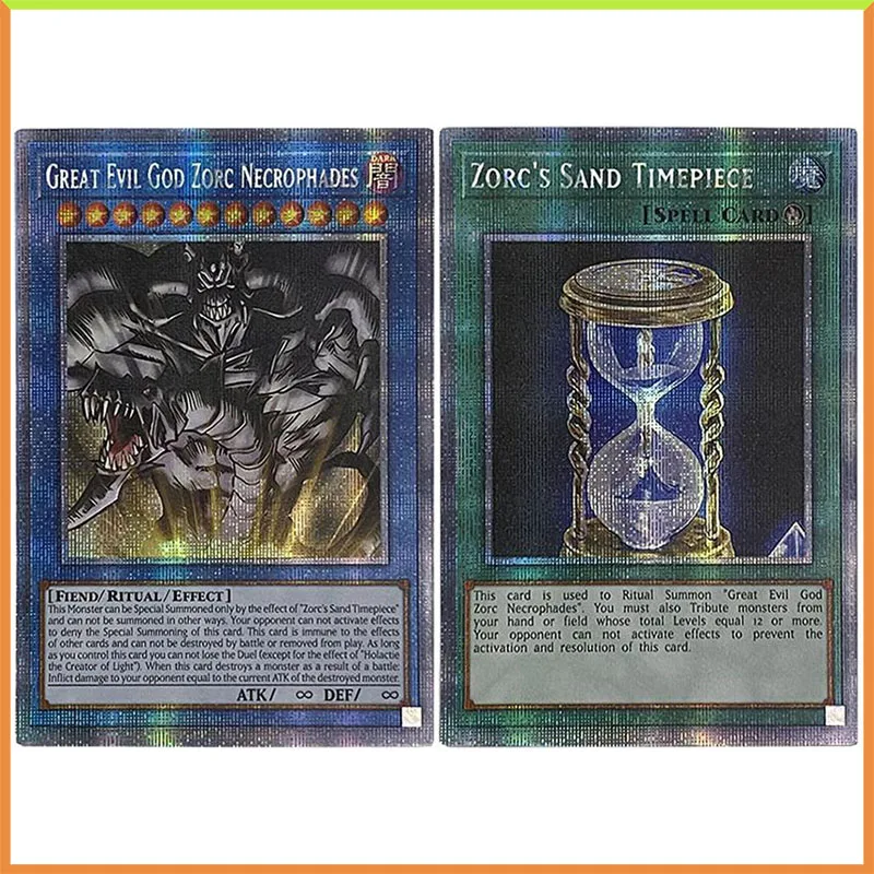 Anime Yu-Gi-Oh DIY ACG Zoku Nekurofuadesu Holactie the Creator of Light Game Collectible Cards Toys for boys Birthday Gift