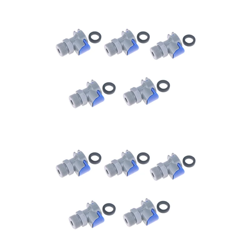 

ABKY-10Pcs M10 To M15x1 Quick Connect Hose Connector Kitchen Faucet Hose Connector Water Hose Pipe Tap Connector