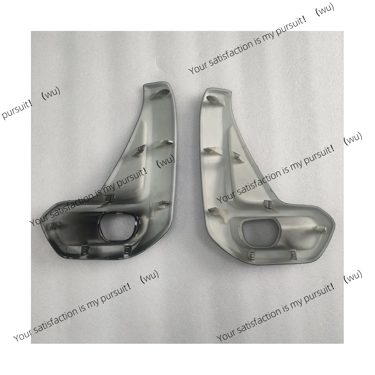 1Pair Pickup Car Front Bumper Fog Light Lamp Hoods Housing Cover Replacement for 2020