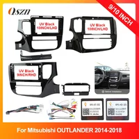 QSZN 10,1 pulgadas para MITSUBISHI Outlander 2014-2019 Radio de coche 2 Din Panel de unidad principal DVD GPS MP5 reproductor Android marco de tablero de Fascia
