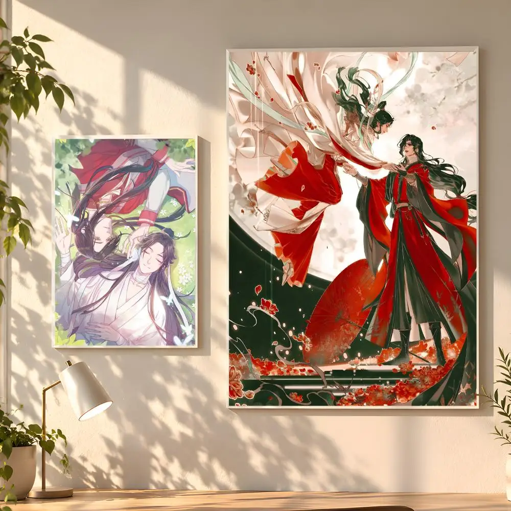 Anime Heaven Officials Blessing Poster Creative Room Art For Dorm Bedroom Study Apartment Home Gift