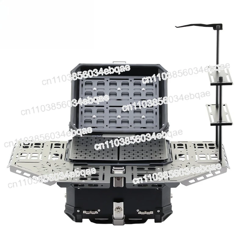 

Motorcycle Tail Box Trip Multifunctional Tail Box Riding Folding Outdoor Camping Table Travel