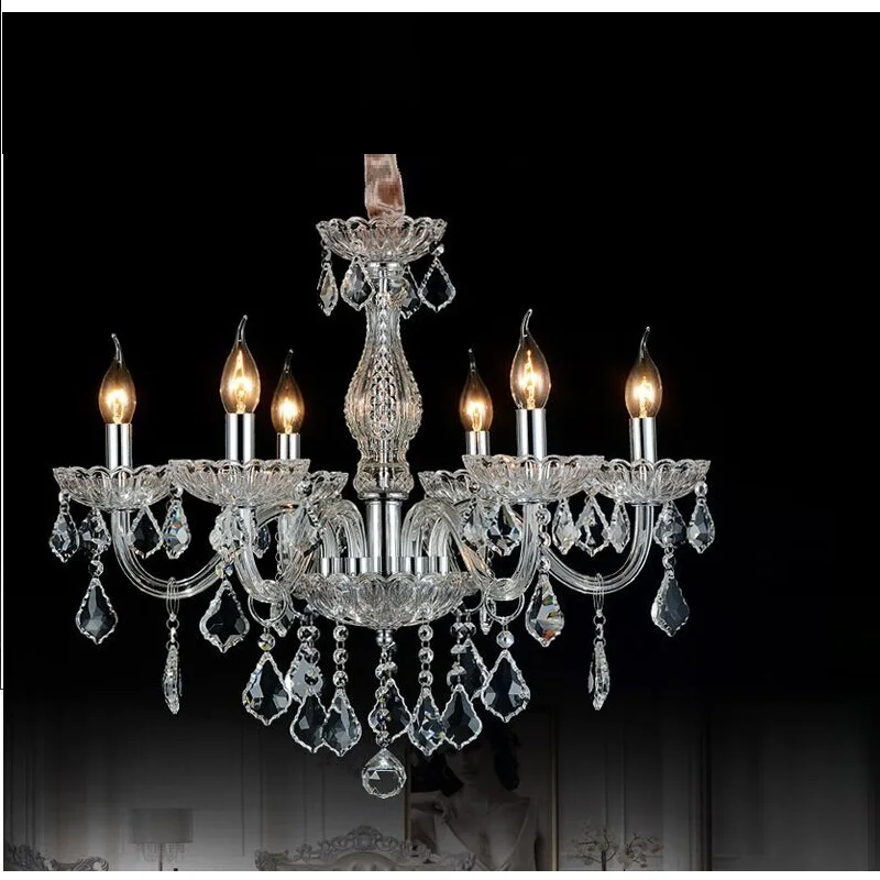 Best Hand Blown American Eruopean k9 Crystal Chandelier Cristal Lustre Led 6/8/10 Arms Selling Dinning Room Lights