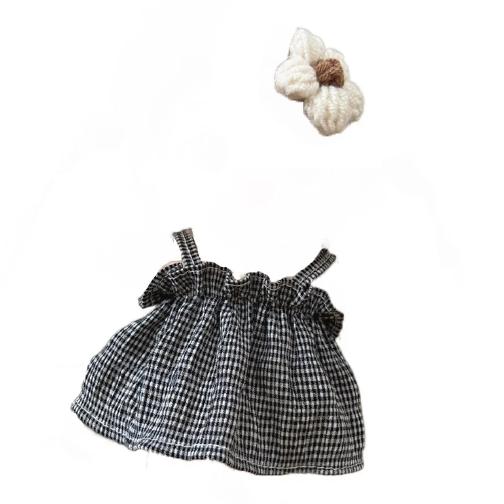 DIY الملابس القطن دمية فستان فستان تنورة حلوة 20 سنتيمتر ملابس دمى القطن فستان بتصميم بدلة المعبود الدمى تنورة إكسسوارات دمي