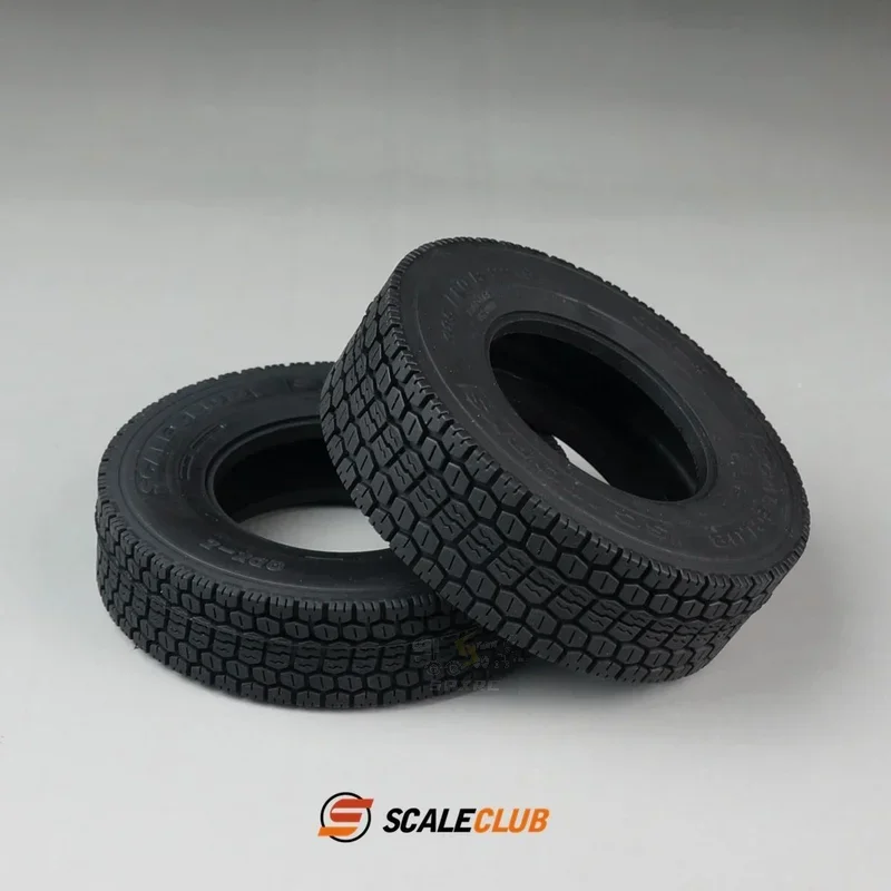 Scaleclub 1/14 Truck Simulatie Road Banden Voor Tamiya Scania 770S MAN Benz Volvo RC Trailer Kipper Auto Diy onderdelen