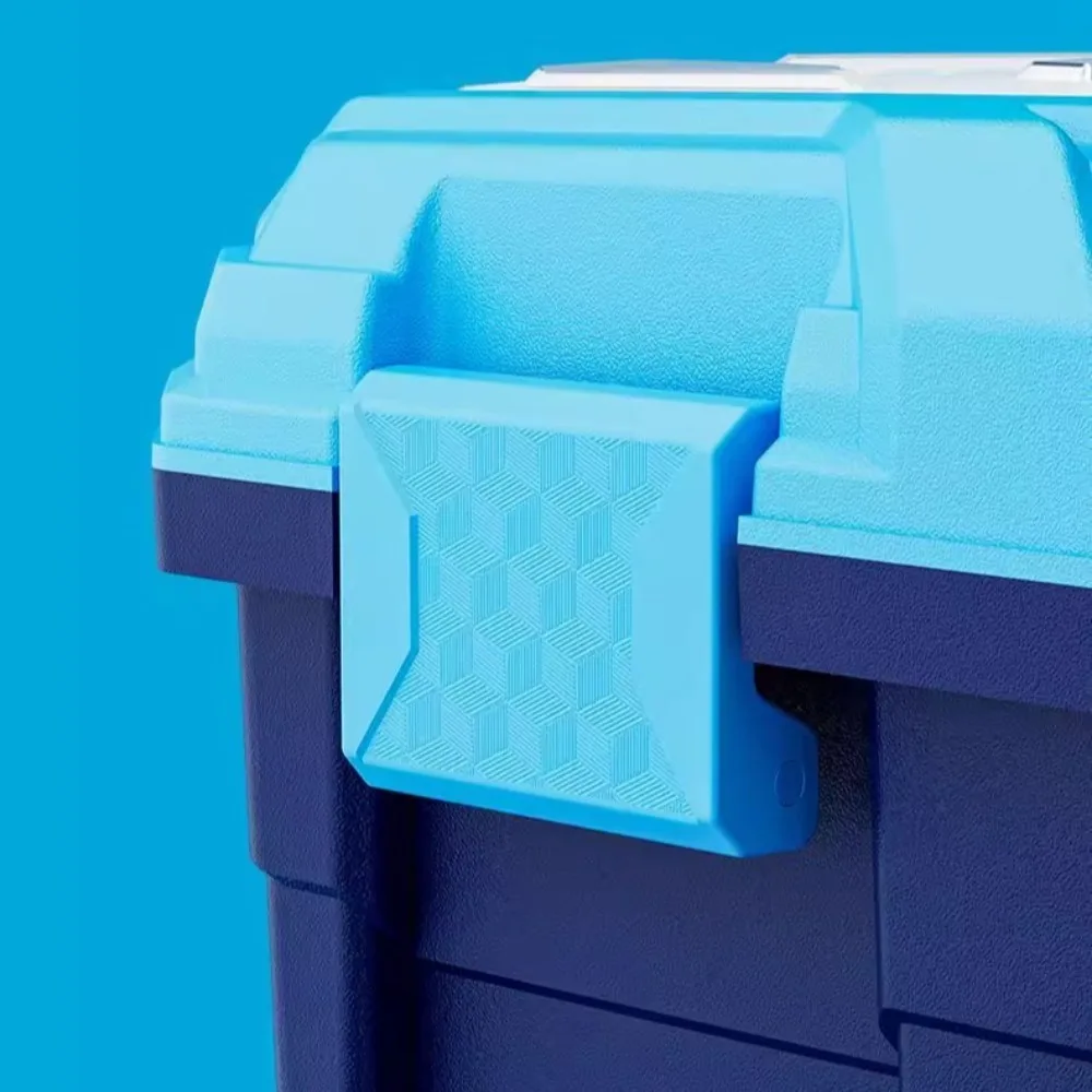 15/17/20 بوصة صندوق أدوات الأجهزة المنظم مقاومة للصدمات صندوق أدوات متعدد الوظائف تخزين أدوات سعة كبيرة التعبئة والتغليف