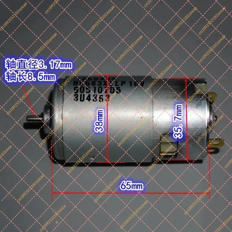 High Speed DC Motor 12V 14.4V 18V 22000RPM High Torque for Electric Drill Garden Tool Power Tool Replacement Part