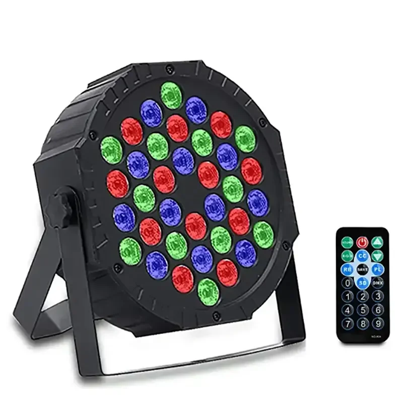 Botai LED Par Lights 36x3W RGB Wash DMX Controller Effect For Small Paty Disco DJ KTV Stage Lighting`