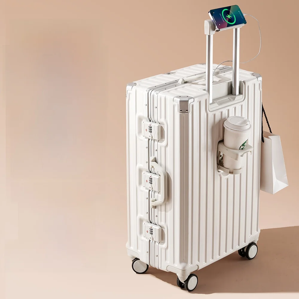 

New 2025 Faion Travel Suitcase Lage 20-28 Inch Universal Wheel Carry-On Password Lo Suitcase for Men And Women Students