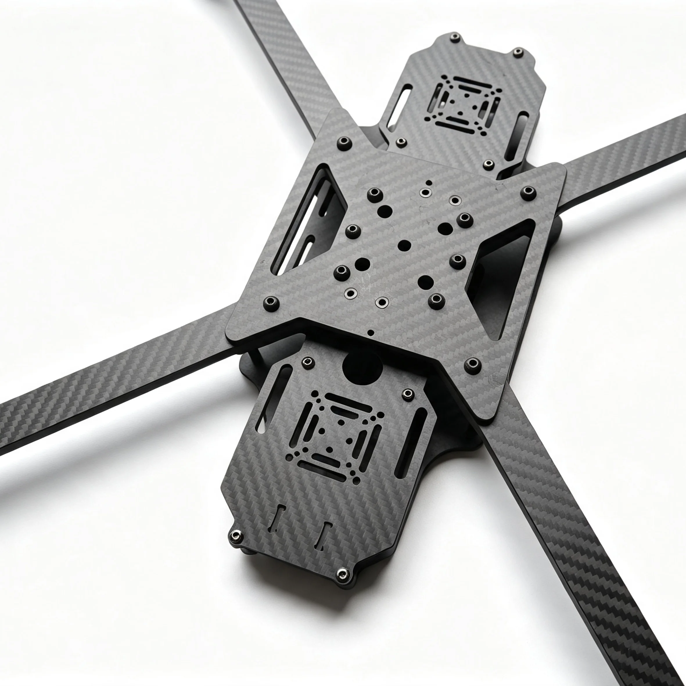 15 Inch 457mm Wheelbase 3K Twill Weave Carbon Fiber for Compatible Long Range Quadcopter Frame Kit for DIY FPV Drones