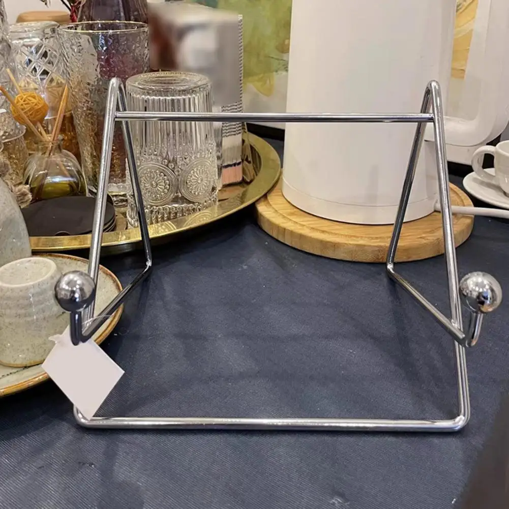 Soporte Triangular para tableta, soporte de hierro estable para exhibición de revistas, soporte multiusos para marcos de fotos