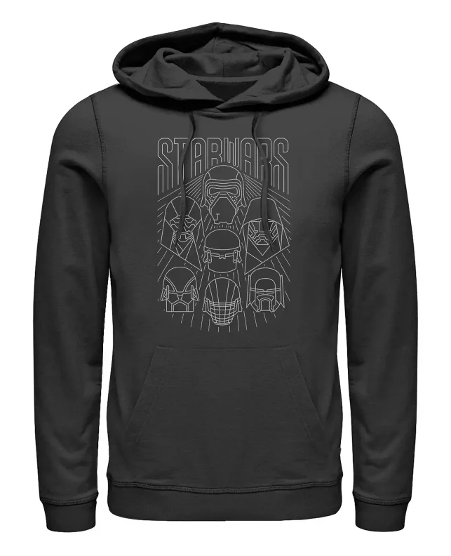 Felpe con cappuccio Star Wars adatte sia per uomo donna in autunno e inverno, pullover da strada casual con tema cinematografico stampato a caratteri retrò