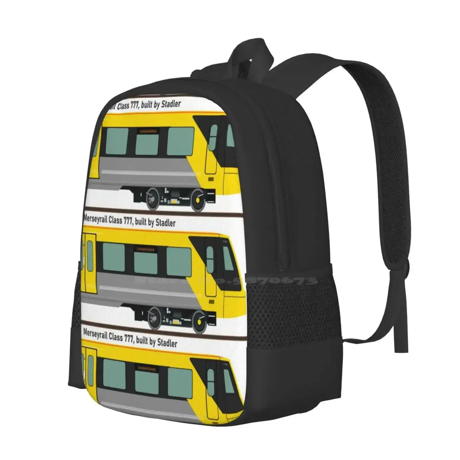 Merseyrail Class 777 Profile School Bags Travel Laptop Backpack Merseyrail Mersey Rail Class 777 001 Merseytravel Mersey