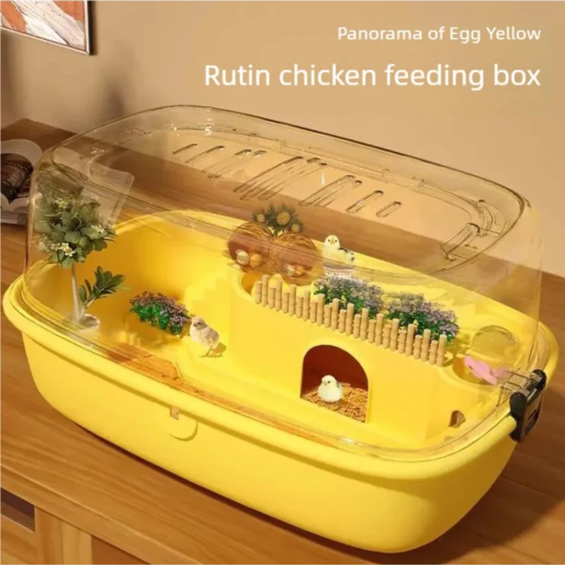 

Rutin Chicken Feeding Box Rutin Chicken Landscape House Chick Quail Cage Nest Rutin Chicken Nest Villa