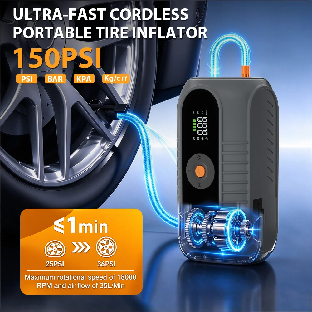Car Jump Starter with Air Comp - Jump Starter With Air Compressor recension och pris