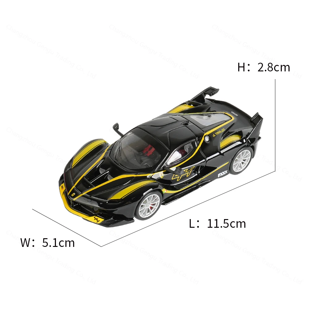 Bburago 1:43 Ferrari FXX K Static Die Cast Vehicles Collectible Model Car Toys