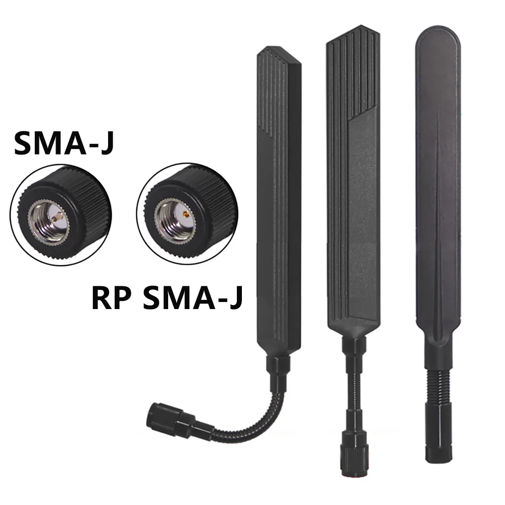 1PCS 868/915MHz Gooseneck Spring Antenna 4G 5G 600-6000MHz 2.4G/5.8G Dual Band UAV Jammer Outdoor Waterproof External Antenna