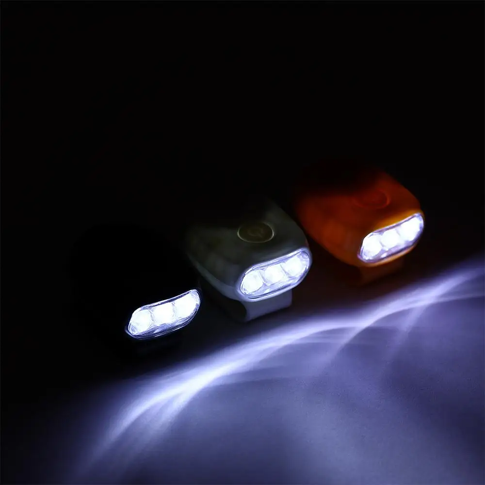 Hands Free 3 LED 90 Degree Rotatable Headlamp Hat Lamp Clip-on Cap Lamp Clip-On Caplight