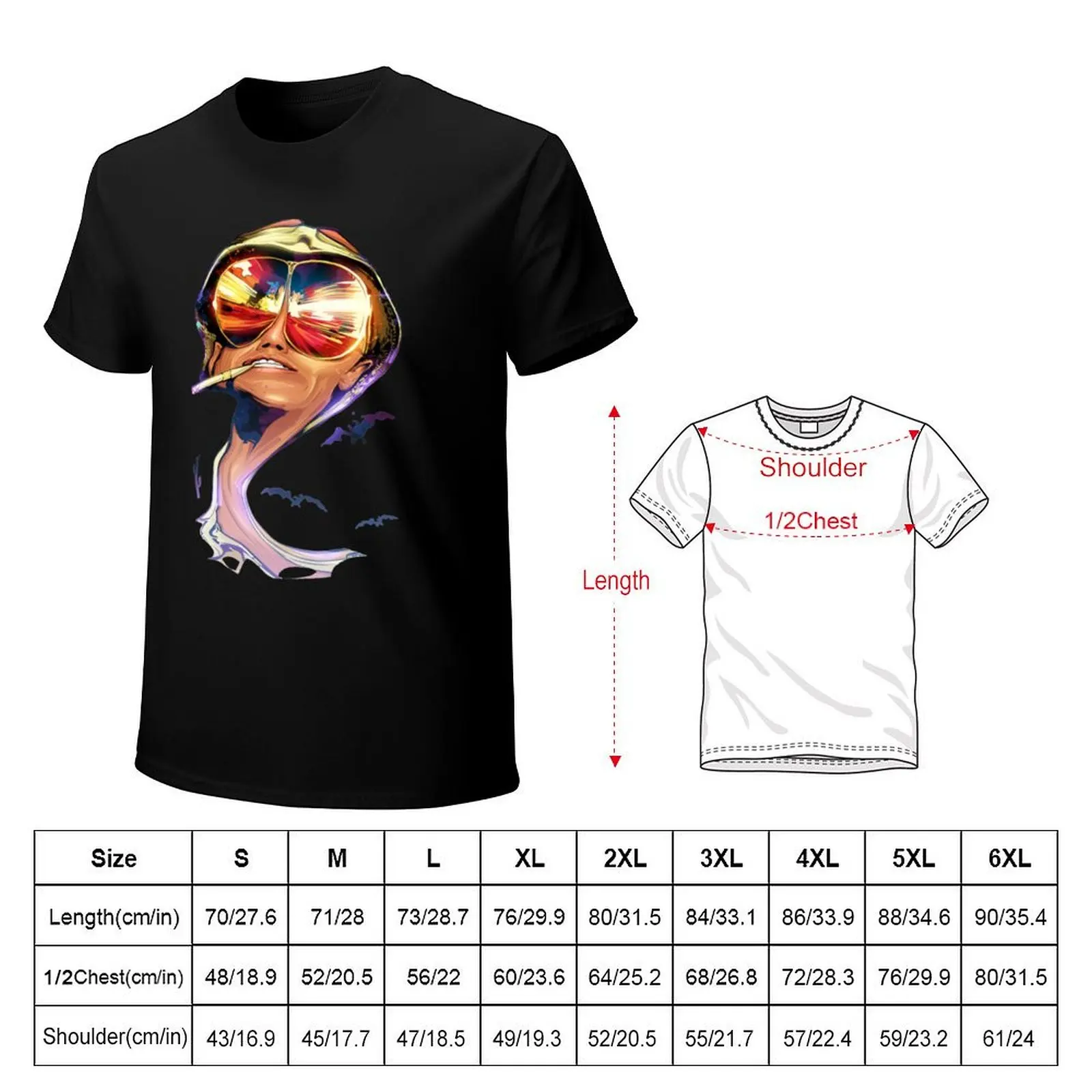 Fear And Loathing In Las Vegas T-Shirt Street Fashion Casual Tee Shirt