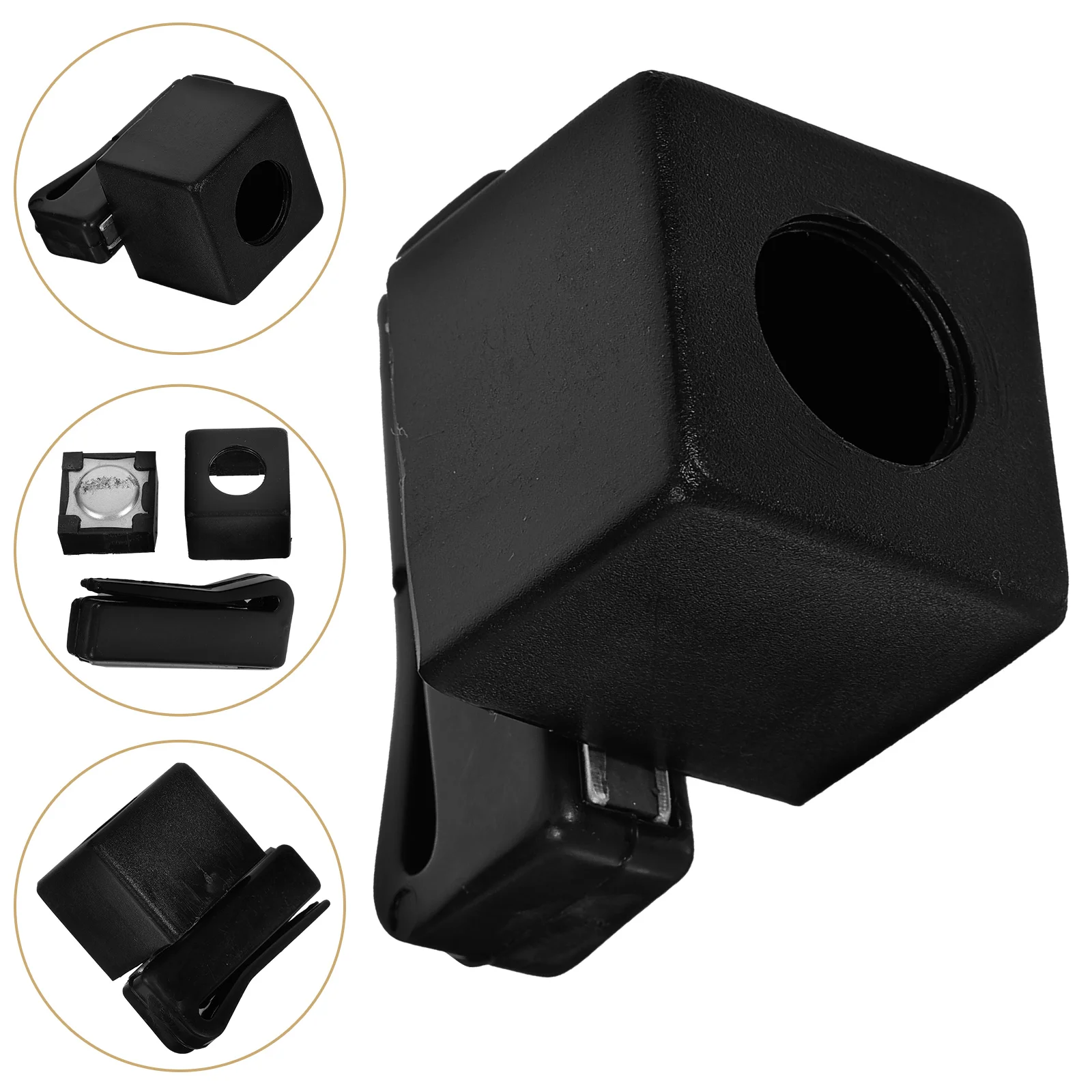 

Magnetic Billiard Supplies Plastic Tip Clamp Cue Chalk Holder Chocolate Clip Pool Snooker Standard Size Protect Loss Breakage