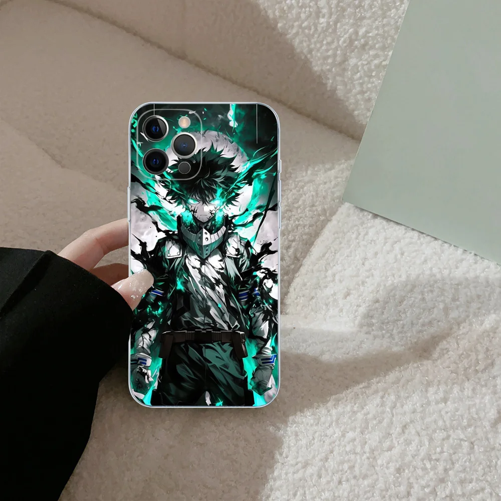 Classic Character L-Izuku M-Midoriya Phone Case Silicone Soft For Iphone 16 15 14 13 12 11 Pro Mini XS MAX Plus X Cover