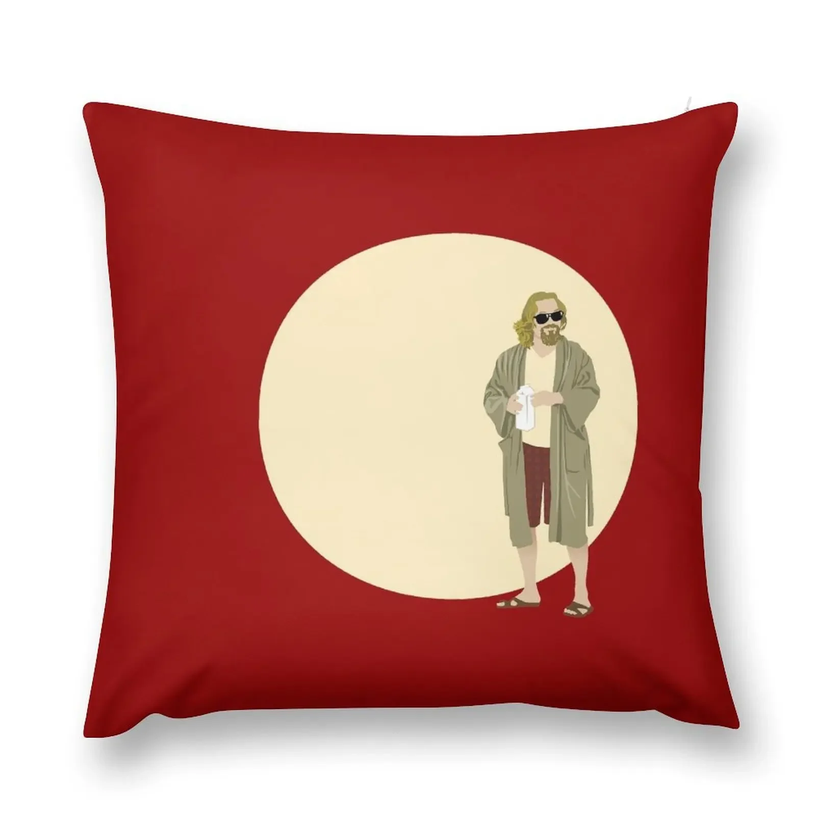 The Dude The big Lebowski Circle Throw Pillow luxury sofa pillows Christmas Pillow pillow
