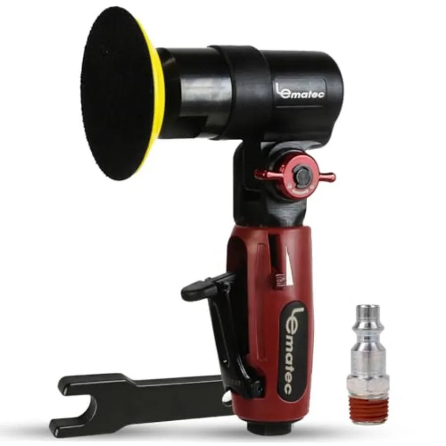 

3-Inch Flexible Head Air Sander Polisher Professional-Grade 5000 RPM Lightweight Comfort for Automotive Woodworking and