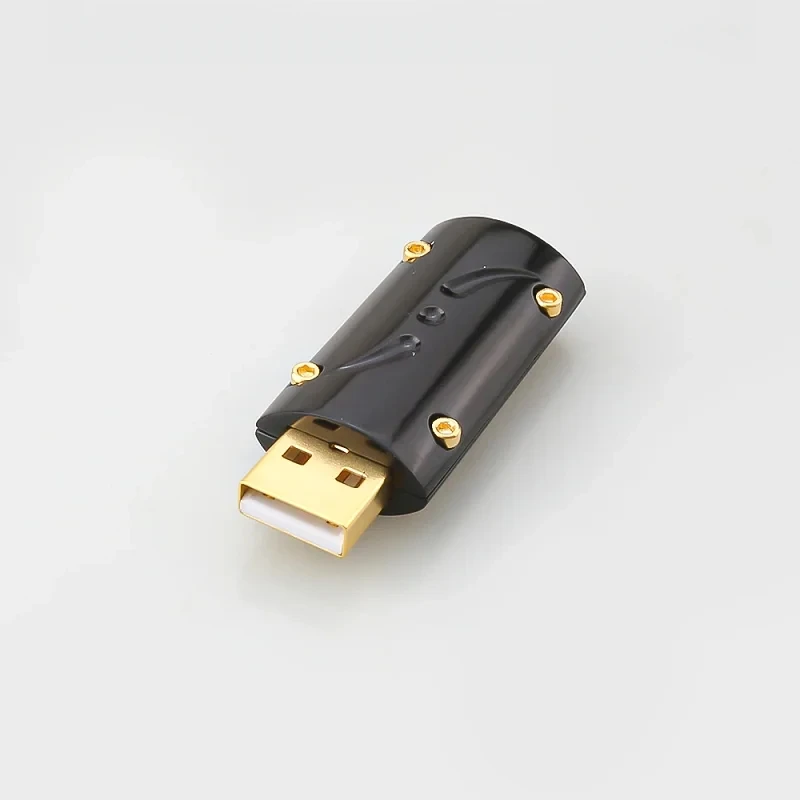 Suitable for UA201 Black VT08 HIFI USB Plug Gold Plated A Port Type C Plug DIY Soldering Connector