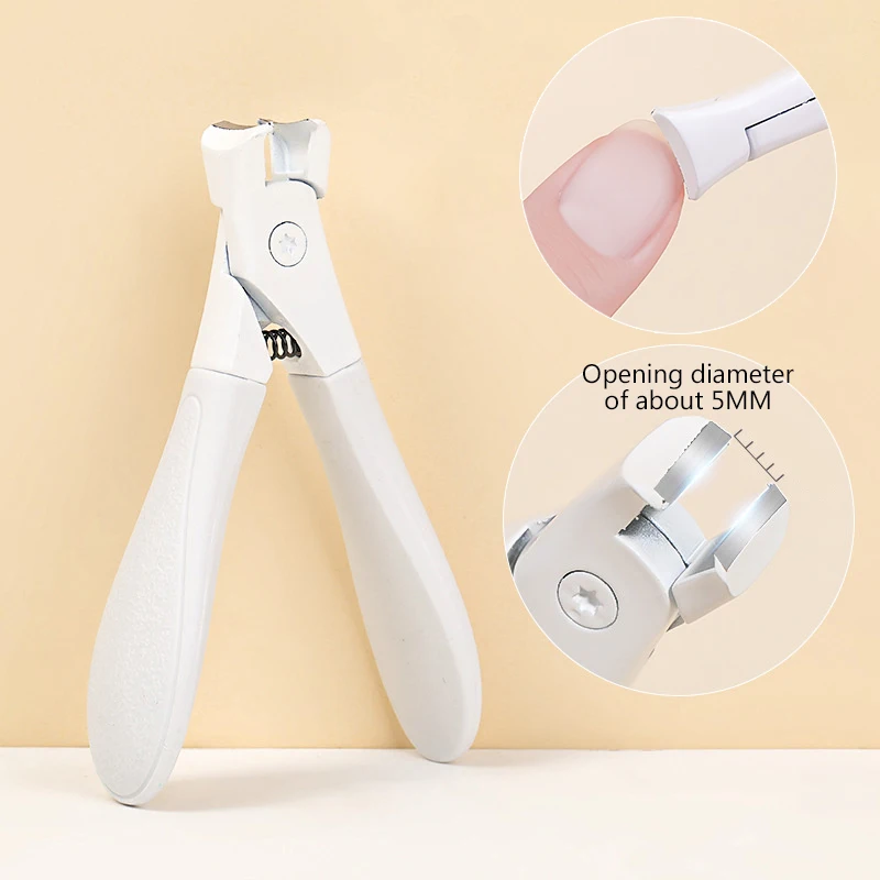 Fake Nail Clipper Manicure Tips Cutter Wide Jaw Opening Manicure Tools Professional Manicure Accessories Salon Home Nail Art