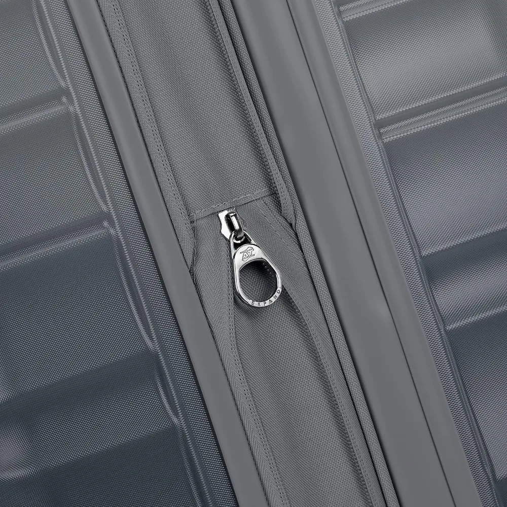 Expandable Hardside Spinner Luggage with Graphite Finish, 28-Inch, Large Capacity Travel Suitcase