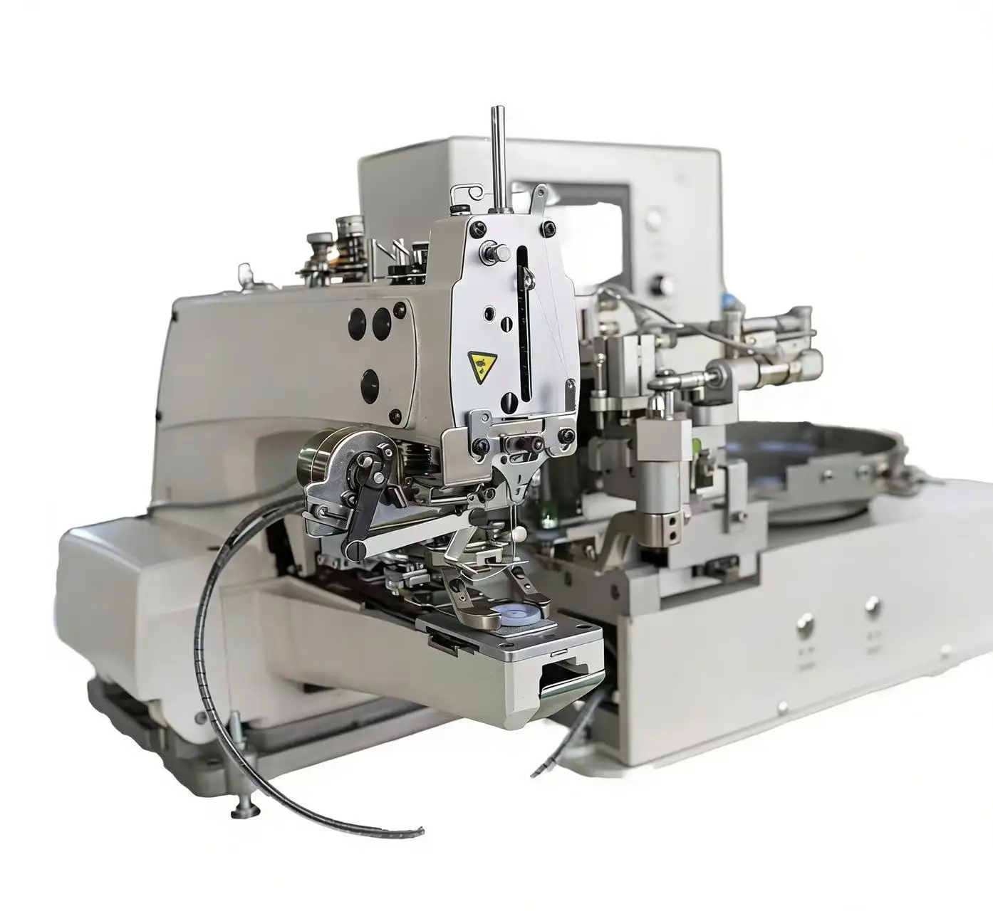 Automatic 2-needle Belt-loop Attaching Machine For Jeans