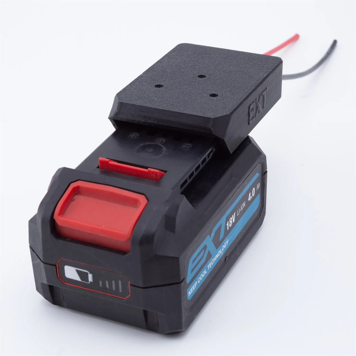 Power Wheel DIY Battery Adapter for ERbauer EXT 18V Lithium Battery 14AWG for Rc Car Rc Truck,DIY use Rc Truck (NO Battery )