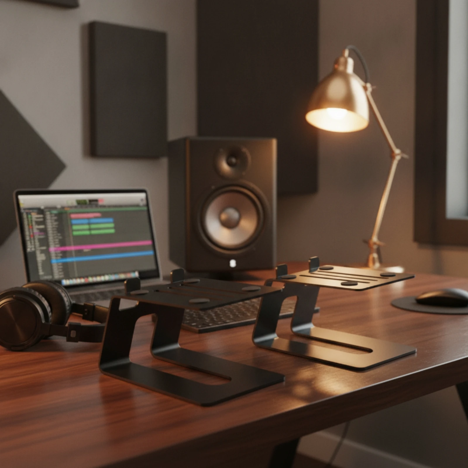 2 sztuki stojaków na głośniki – Desk Setup Speakers recenzja i cena