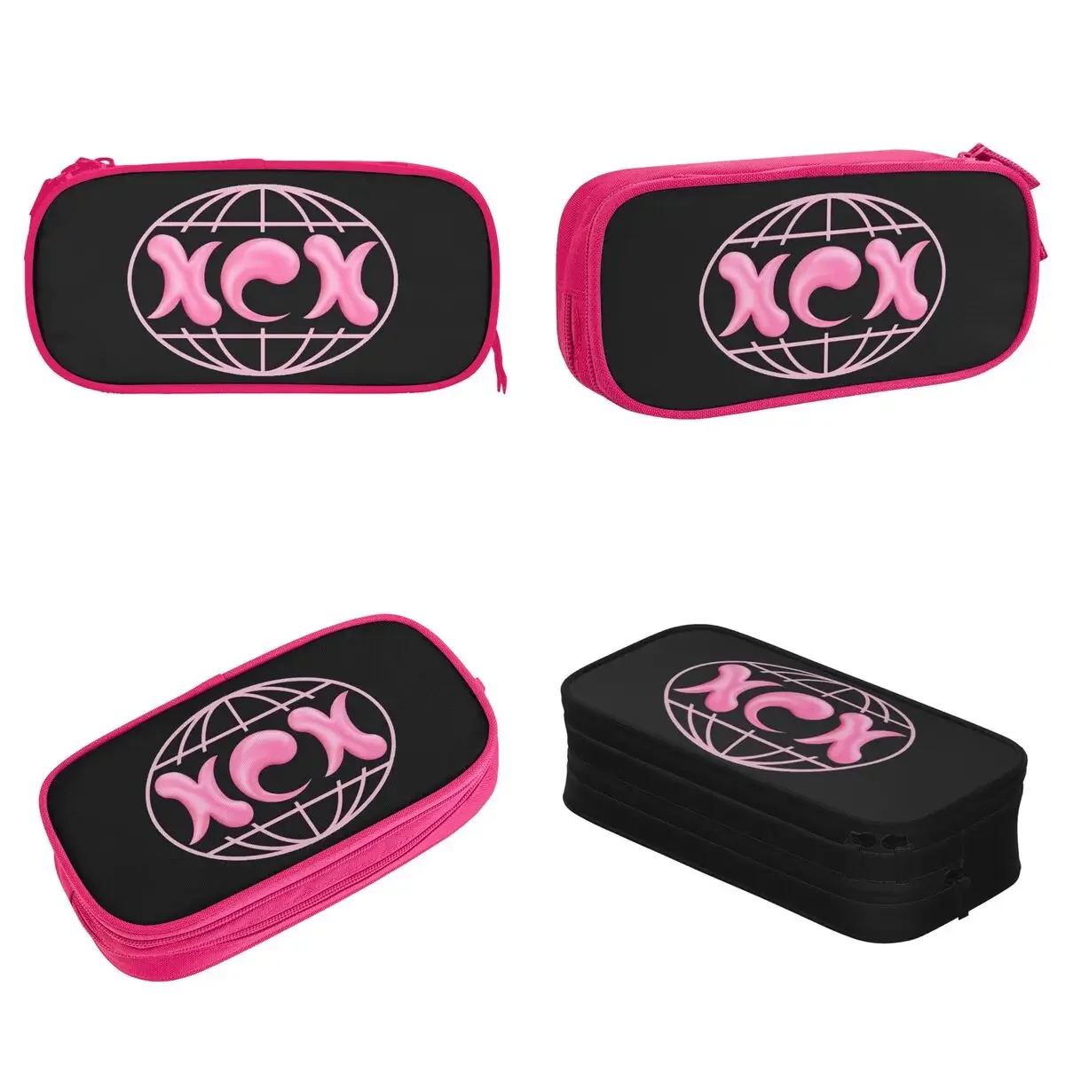 Charli Xcx Crash Album Pencil Case Pen Holder Bag Student Large Storage School Supplies Gifts Pencil Pouch