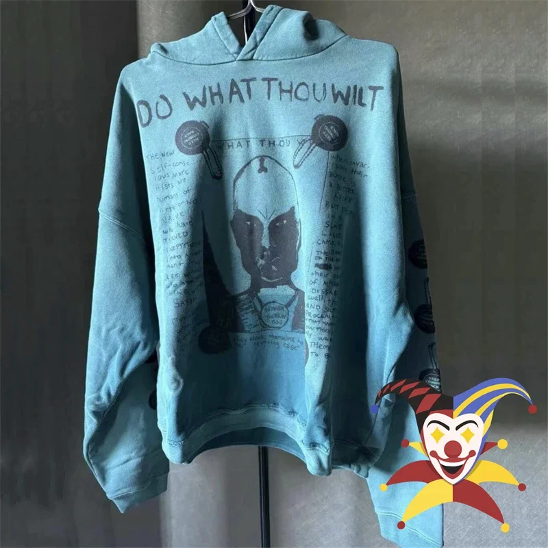 2024fw Blue Enfants Riches Deprimes ERD DO WHAT THOU WILT Hoodies Men Women High Quality Casual Pullover